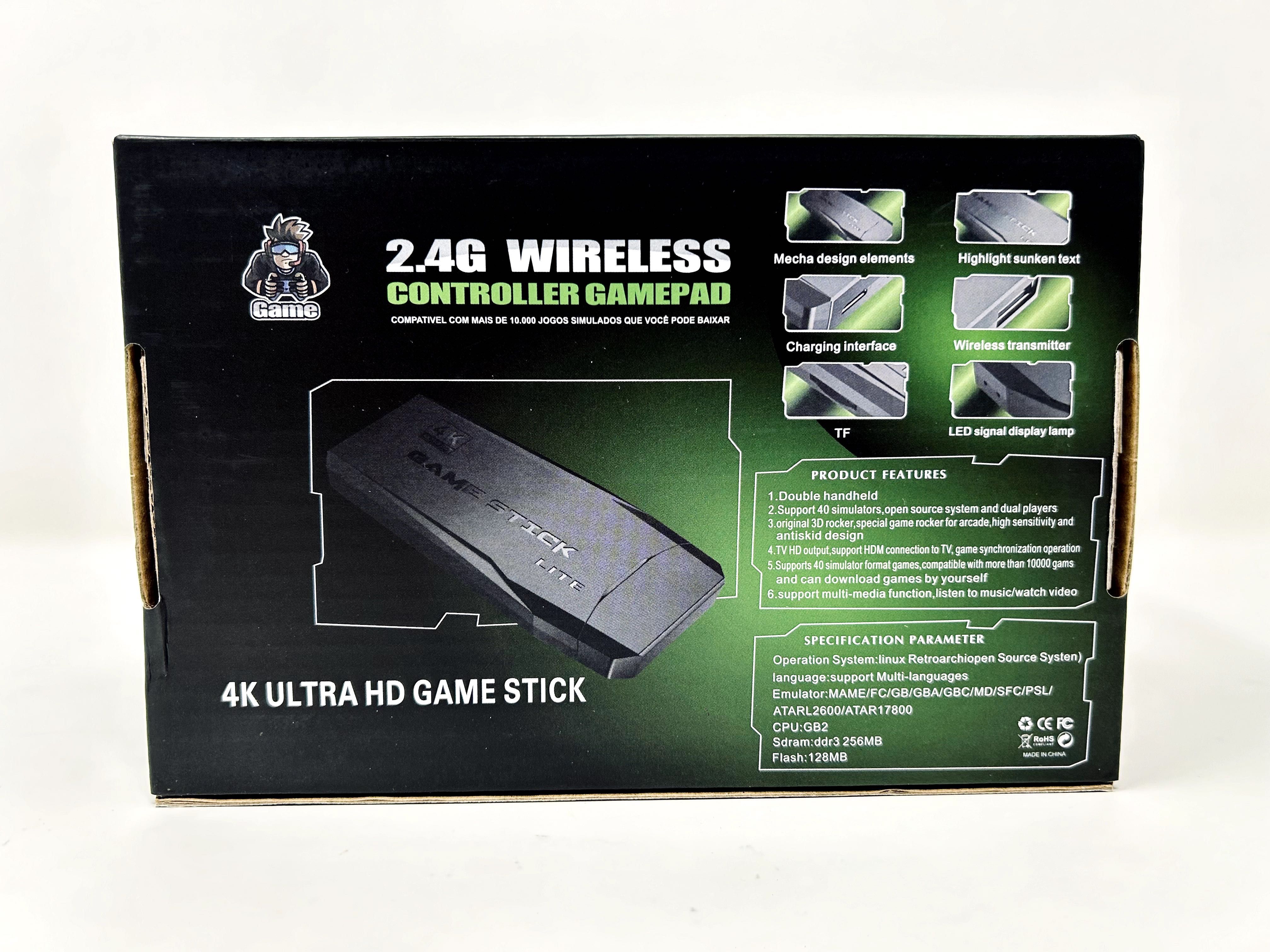 Безжична Ретро Конзола Игра Game Stick HD HDMI с 10000 игри