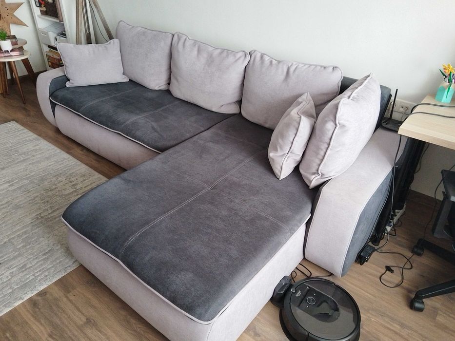 Десен Ъглов Диван с функция сън