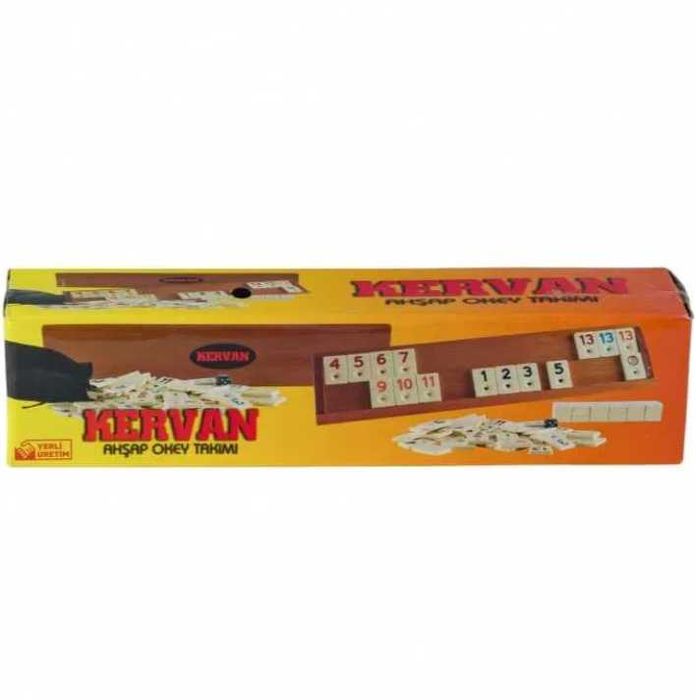 Joc Remi din lemn masiv Kervan  Rummy