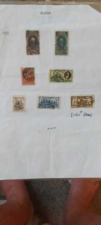 Colectie timbre filatelice vechi foarte rare, Rusia 1925