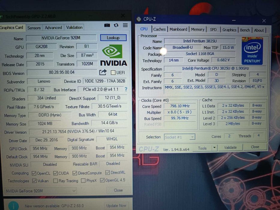 Laptop Lenovo Idepad  100, light gaming, 4gb ddr3, nvidia 920m, 1tb