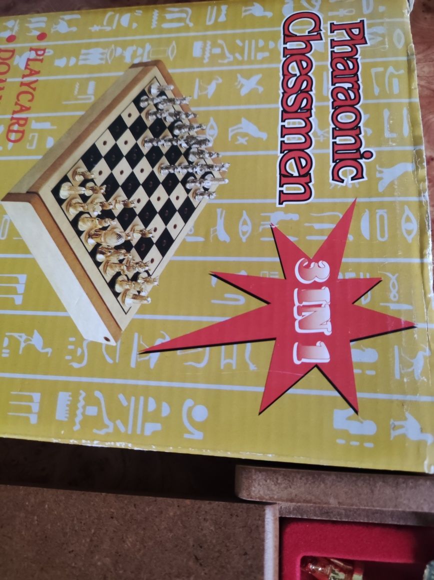 Шахматы, домино, карты набор Египет
