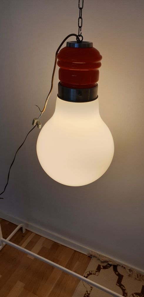 Lampa felinar pendul vintage colectie murano Italia Mazzega 1960