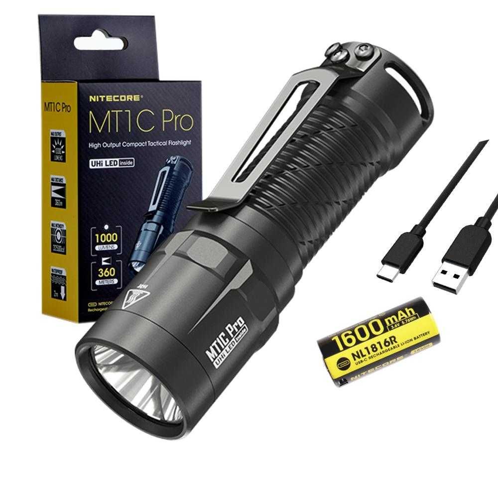 Lanterna NITECORE MT1C Pro UHi 20 LED 1000lm 360m EDC