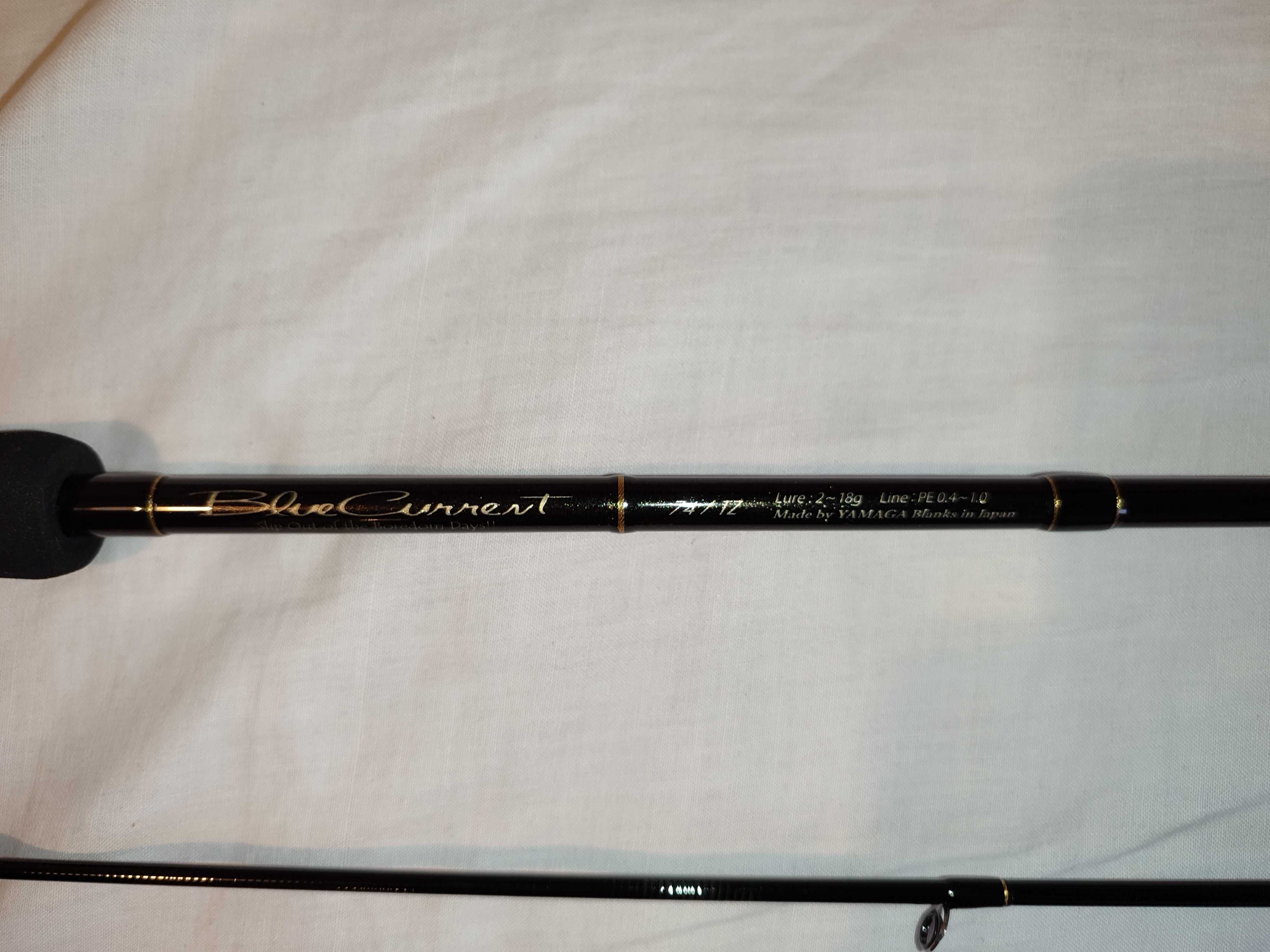 Въдици Yamaga Blanks BlueCurrent 74TZ Global и Yamaga 83TZNano Flex.