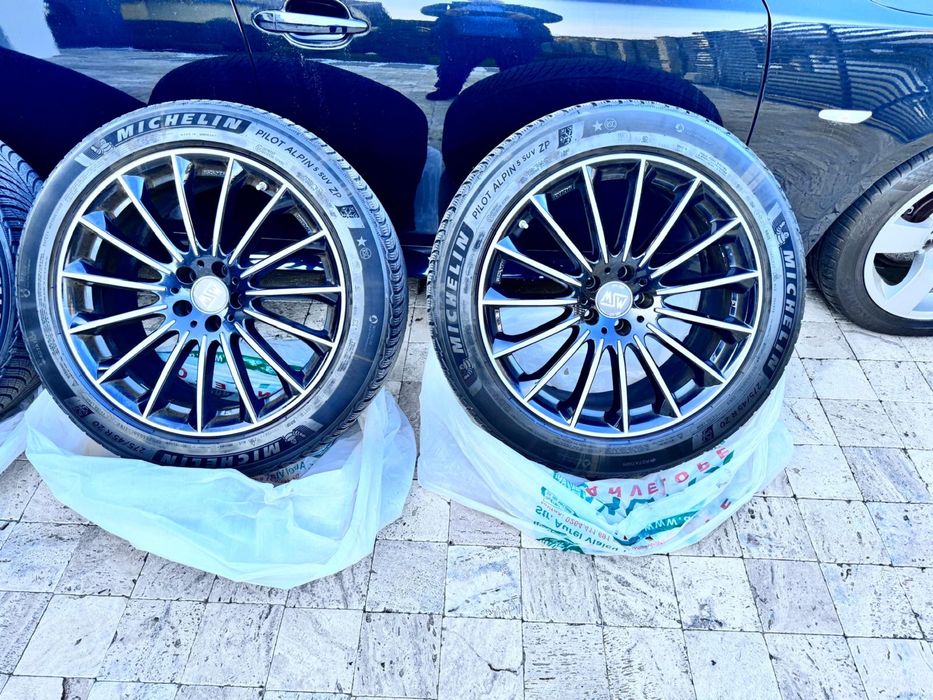 Vand roți complete iarna 275/45 R20 jante MSW bicolore negru/argintiu