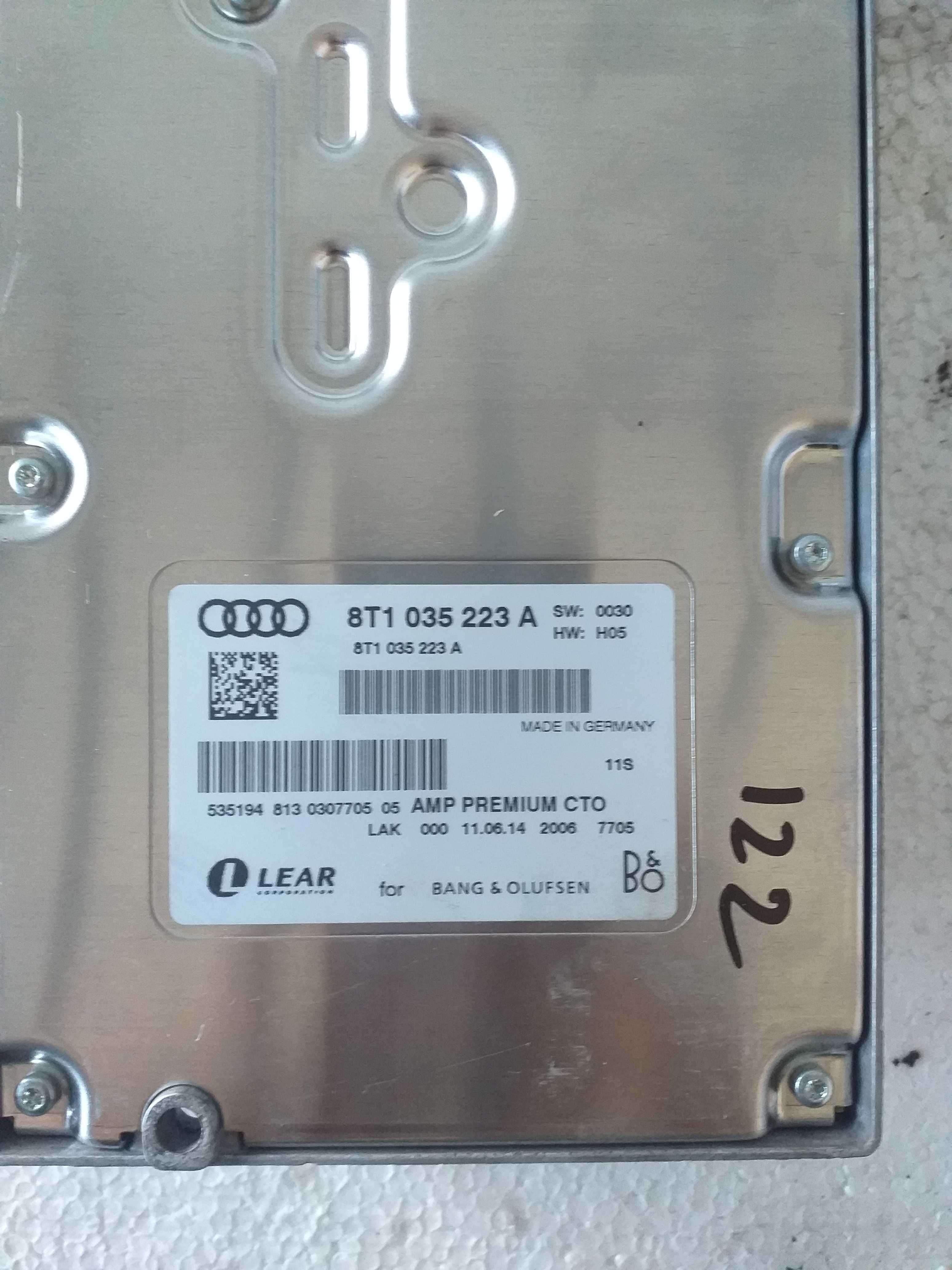 Bang & Olufesen sistem audio compet Audi A5 2014 B&O