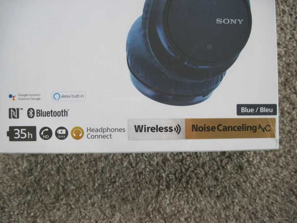 Casti Over the Ear Sony WH-CH700NB, Wireless, Bluetooth, Microfon