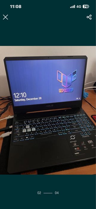 Vad laptop asus tuf fx505dt