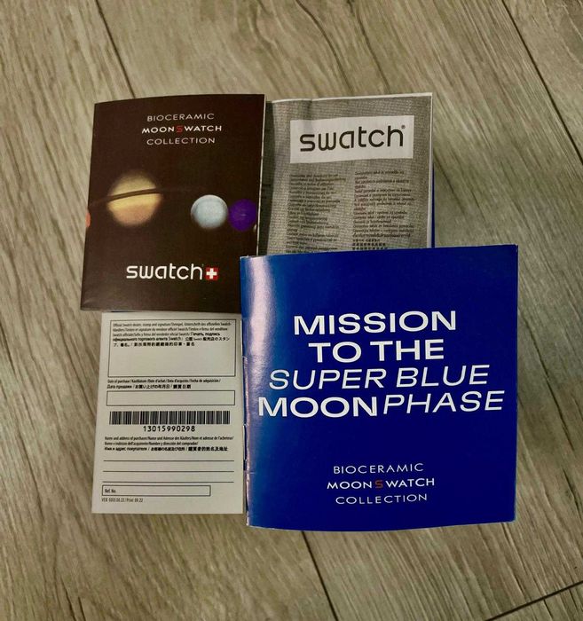 Ceas Swatch - Omega Mission to the Moon Phase