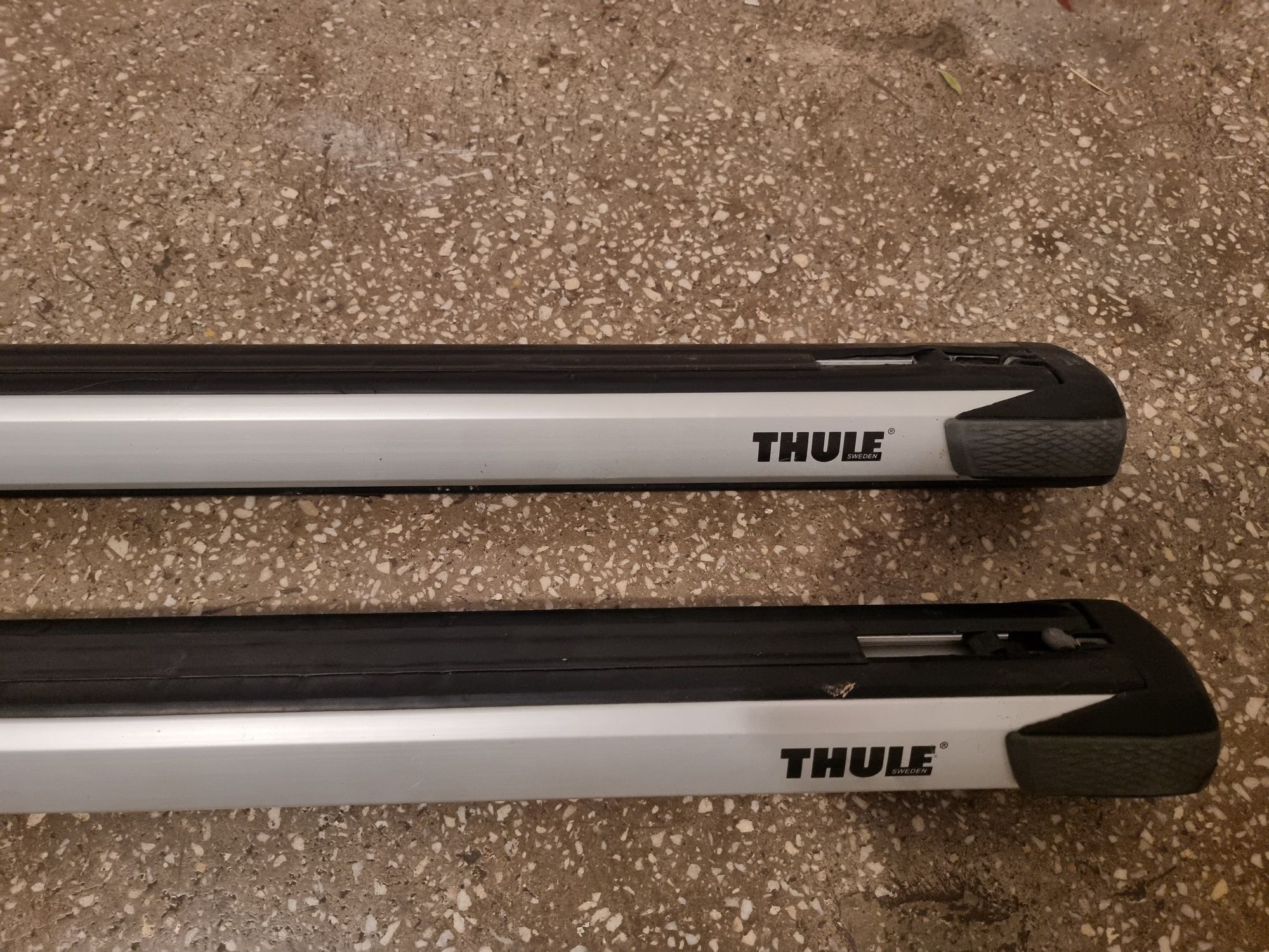 Bare transversale Thule Slide Bar 892, 144cm, merg pe XC 90,