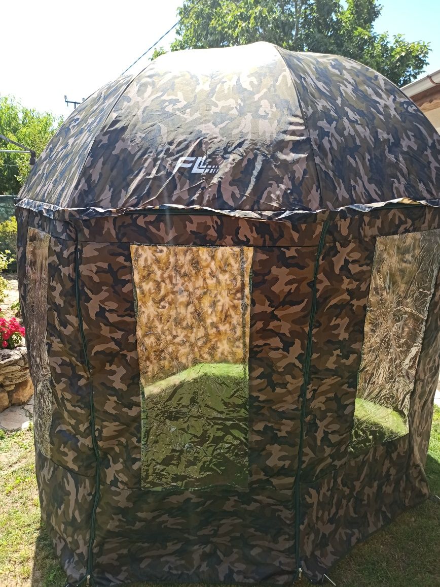 Продавам чадър с цяла тента FL Camo LUX -3м