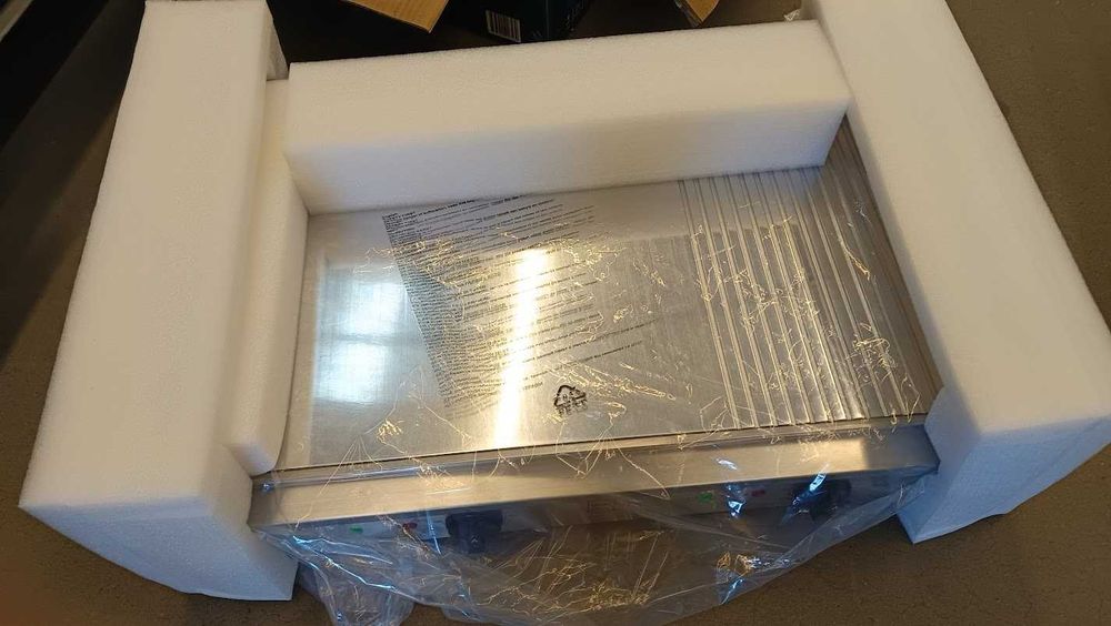 grill gratar plita inox 75x45cm 230v 3,5 kw nou 2500 lei