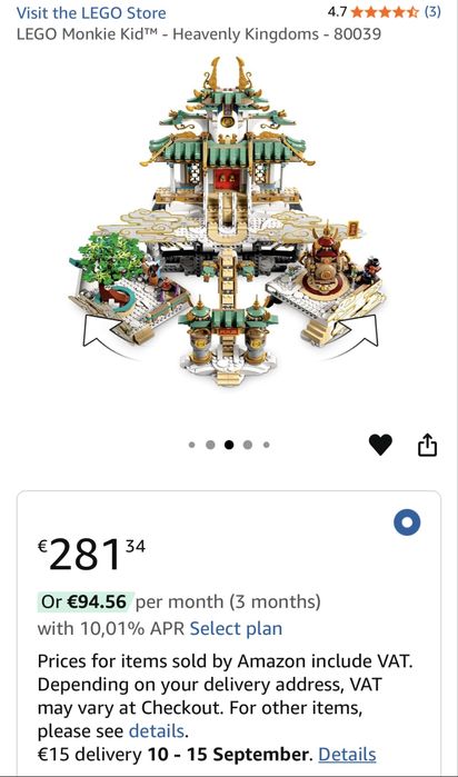 LEGO® MONKIE KID The Heavenly Realms 80039