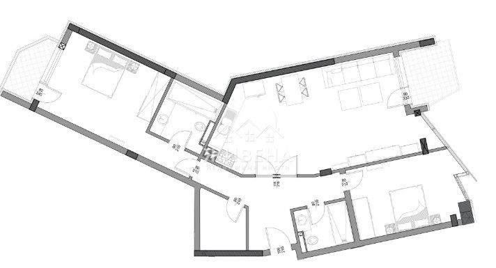 Продава се Тристаен апартамент в Варна, Център - 157 кв.м за 2928 €/кв.м - Снимка #1