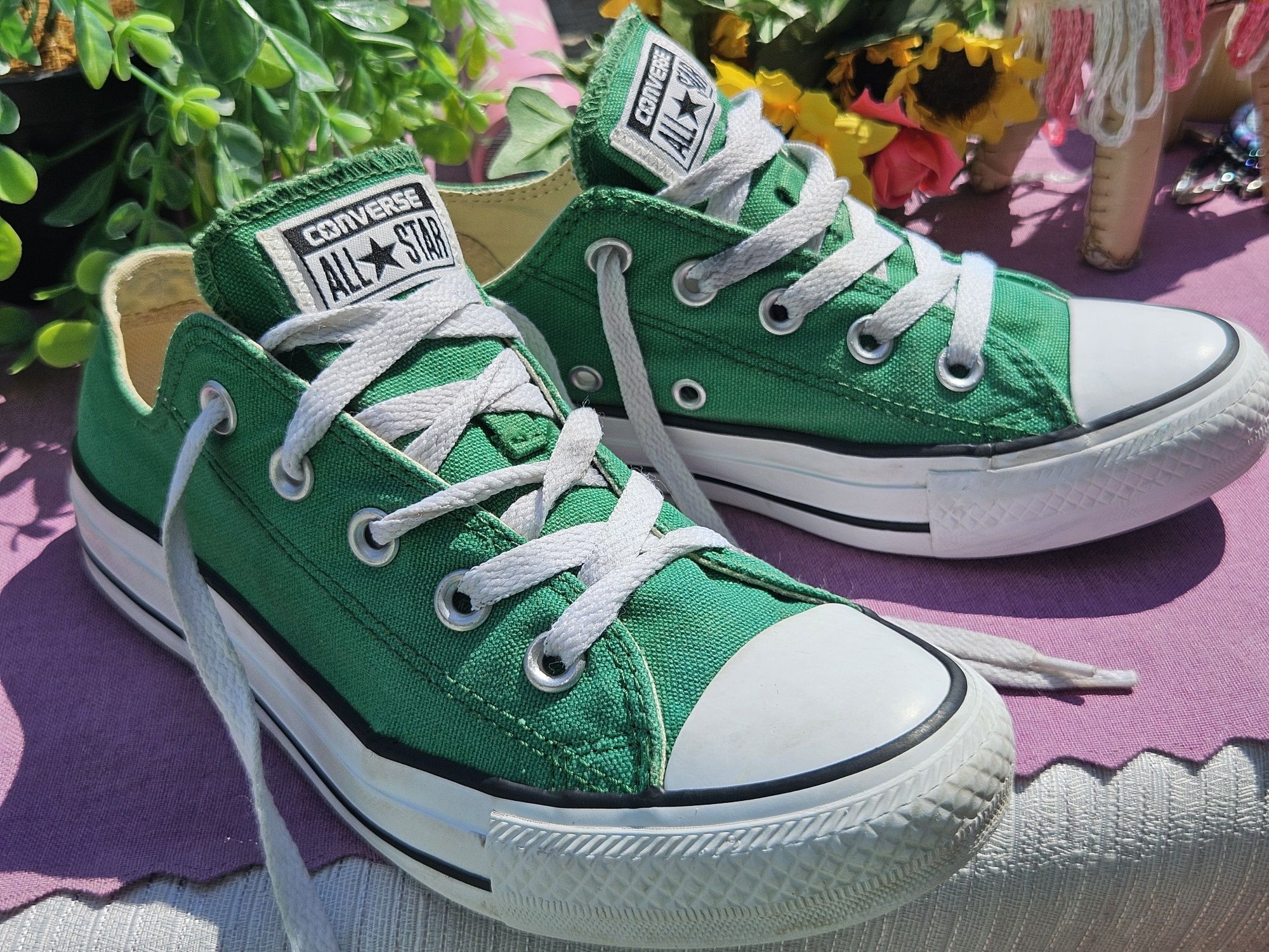 Converse кецове в зелено N36