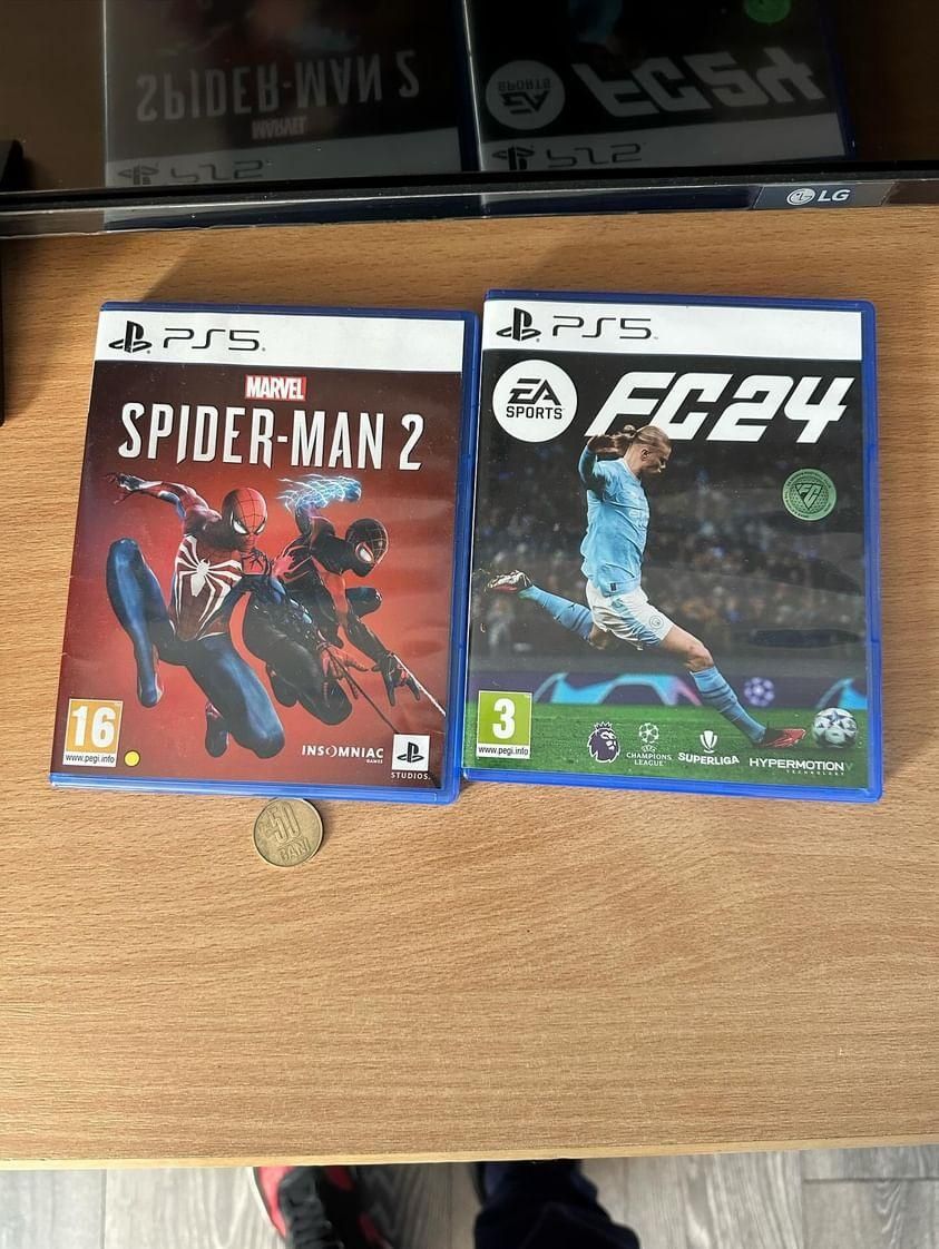 PS5 ca nou cu FC 24 și Spider Man 2