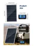 Kit Panou solar + controler camping drumeții încărcare telefoane etc