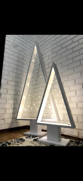 Елки новогодний декор разный