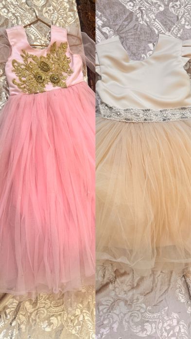 Продаются красивые бальные платья для девочек на 4-7 и 9-11 лет