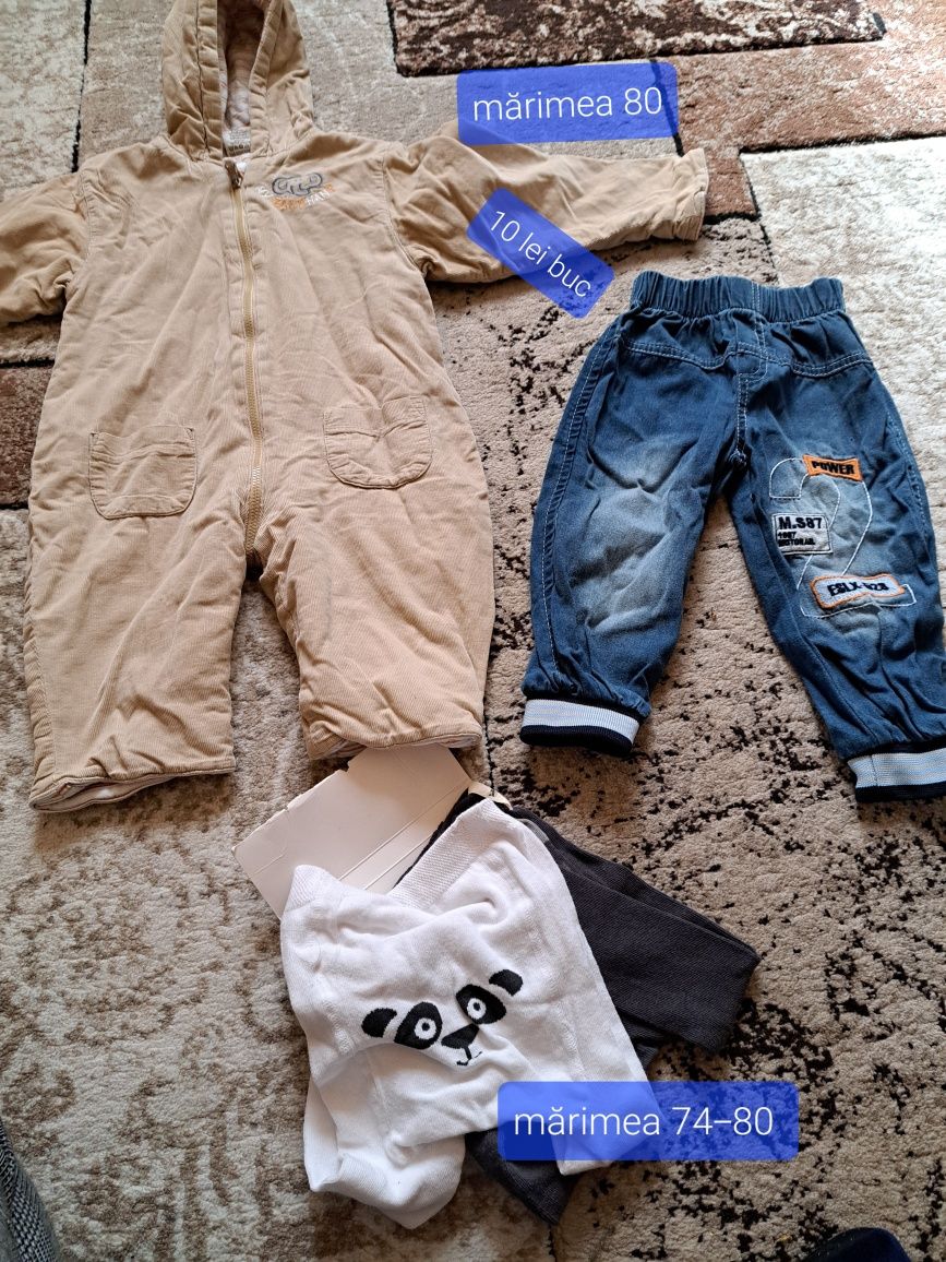 Tricouri, cămăși, pantaloni  copii  mărimea 80-86