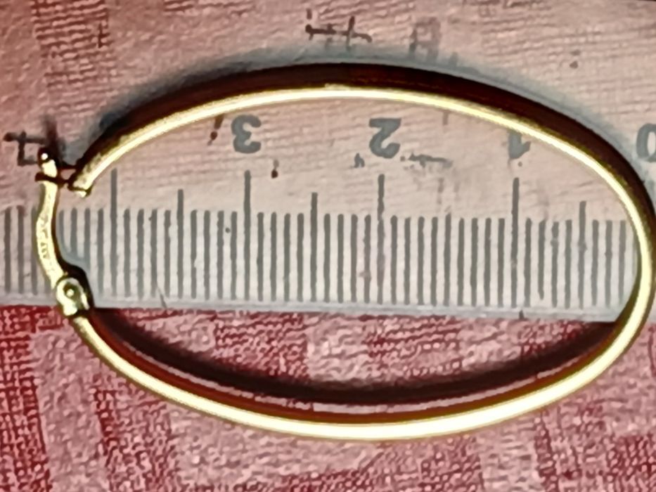 Cercei aur 8k marcaj 333