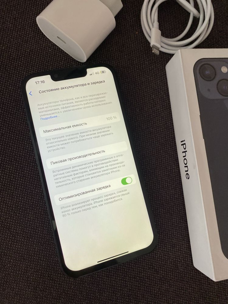 Iphone 13 128гб 100%Акб