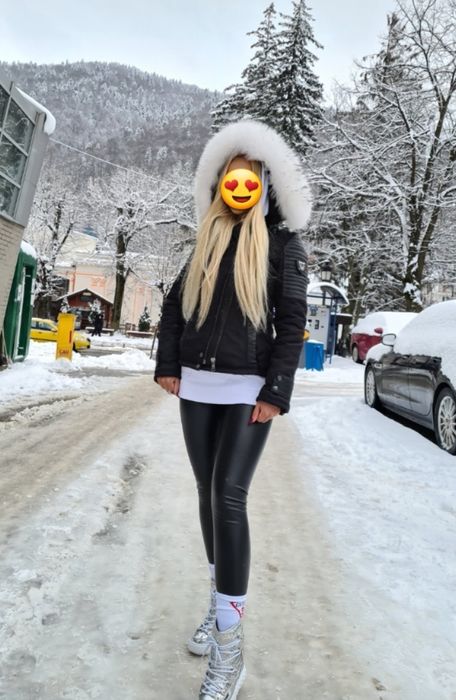 Geaca de iarna cu blana naturala