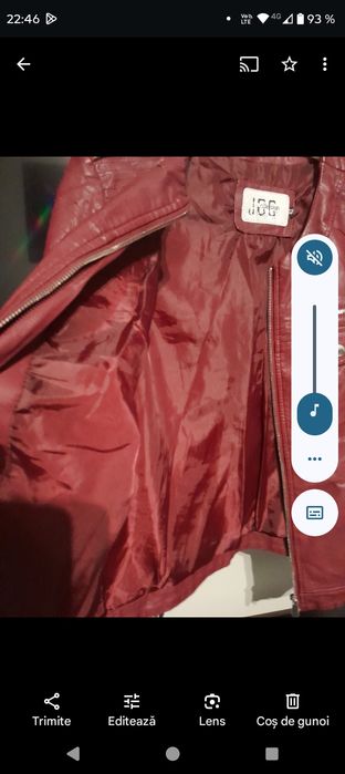 Geaca de piele, mărimea M L