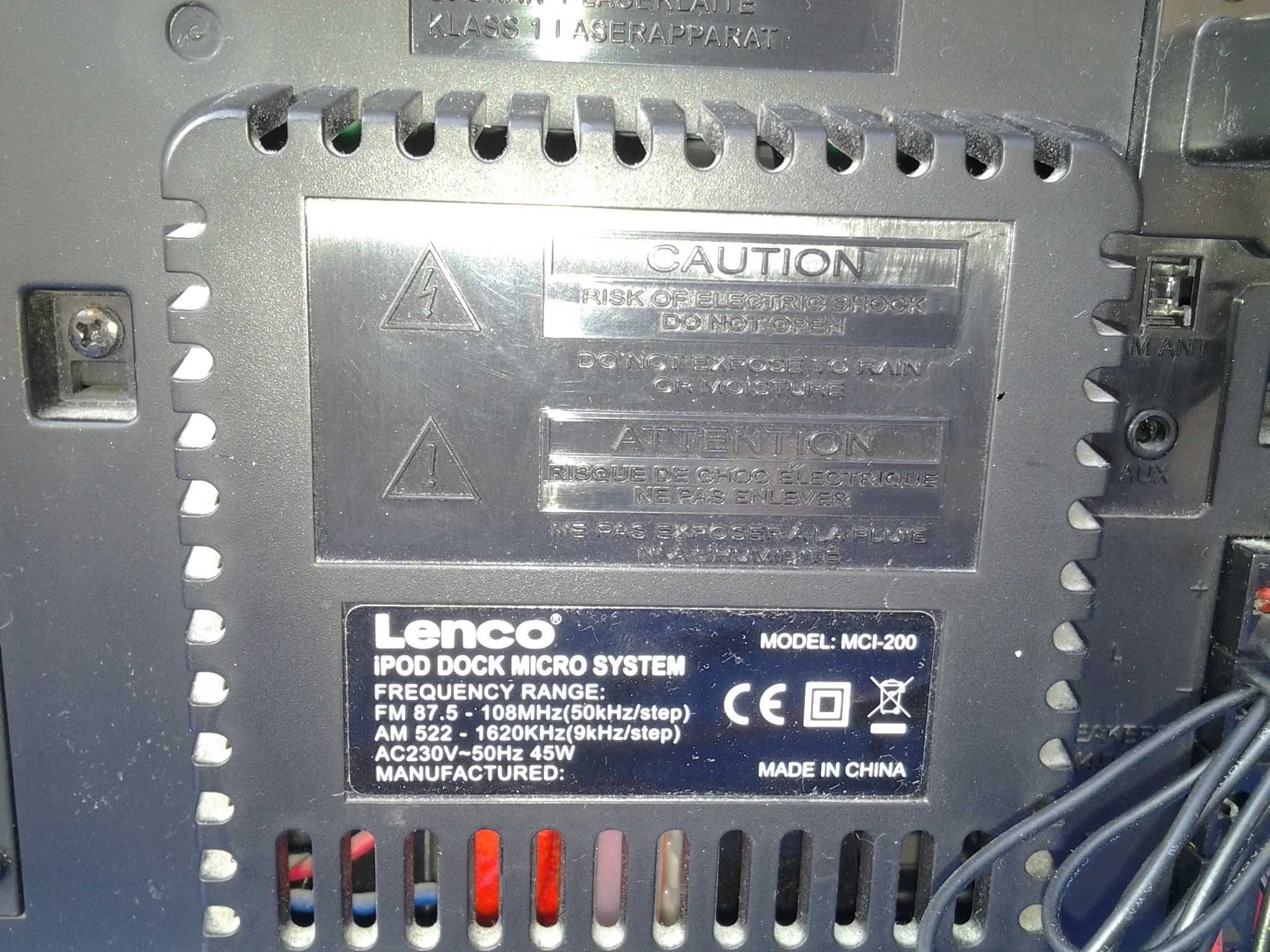 Lenco MCI-200 | combina muzicala | USB SD | MMC CARD CD