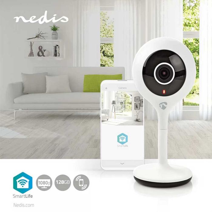 Camera de supraveghere Nedis WIFICI05CWT SmartLife Indoor Wi-Fi