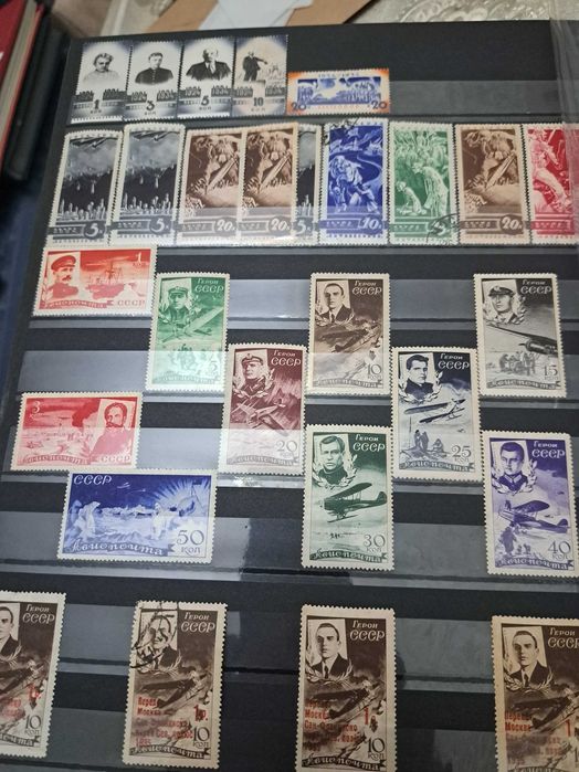 Марки почтовые разных стран, очень много