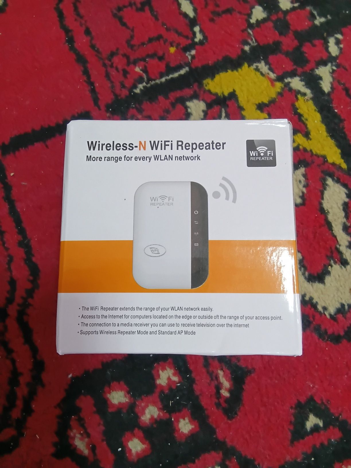 Усилитель вайфай wifi репитер LAN RG45 на роутер модем