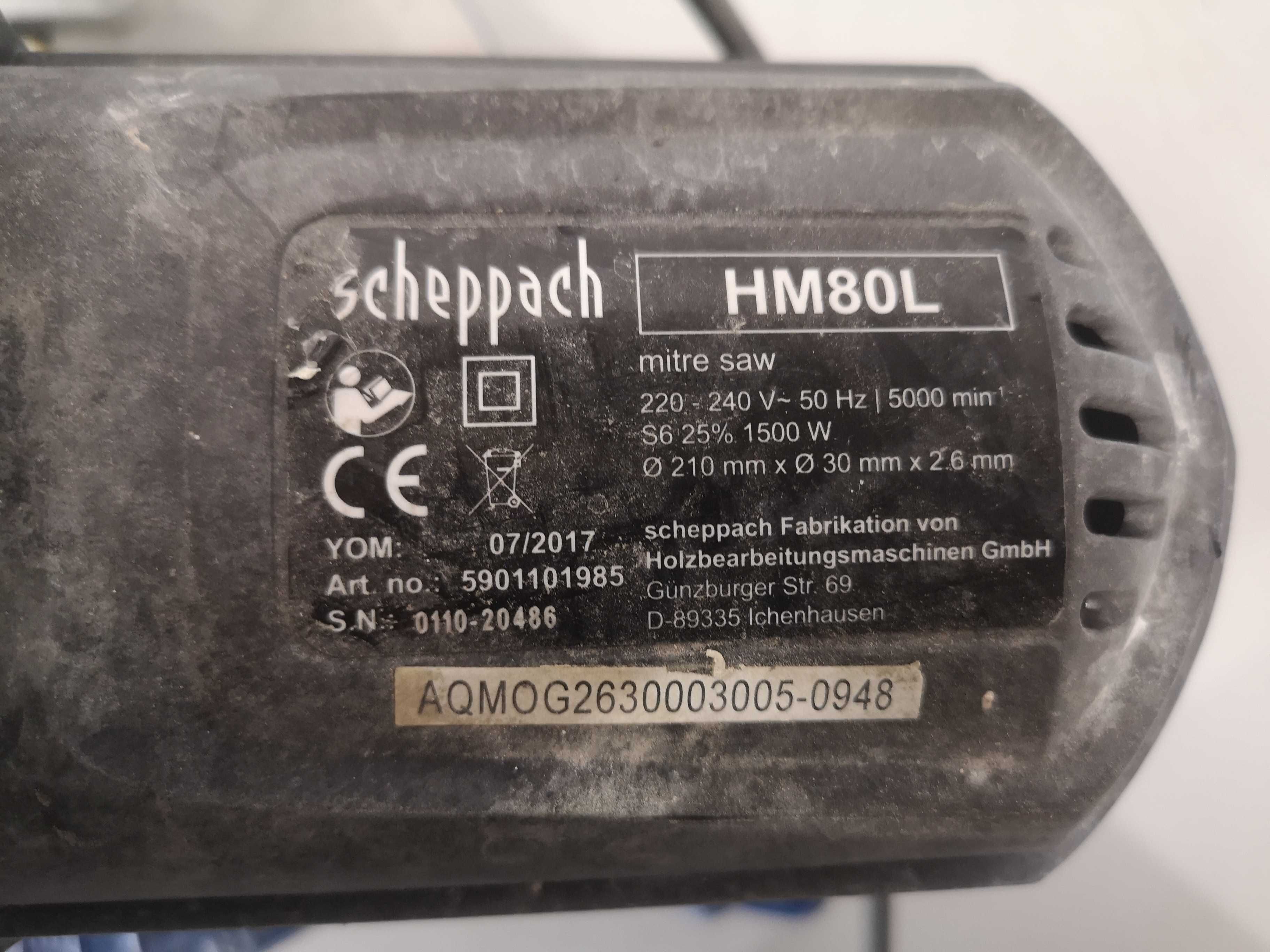Циркуляр пендула - Sheppach 1800W / 210mm