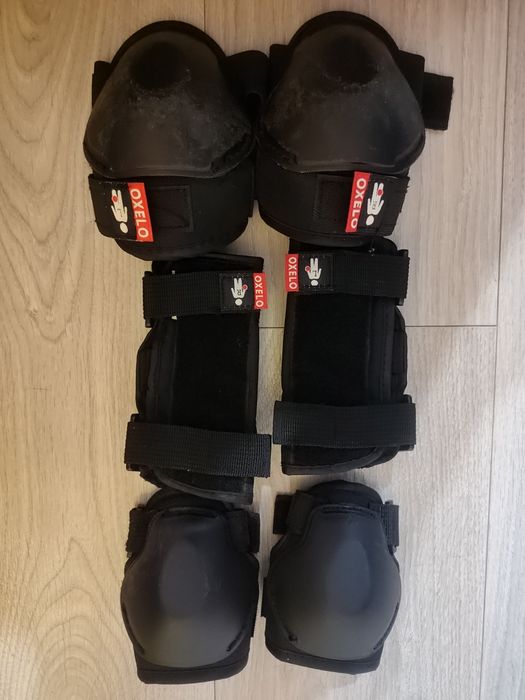Set 3 perechi protecții role, skate, trotinete