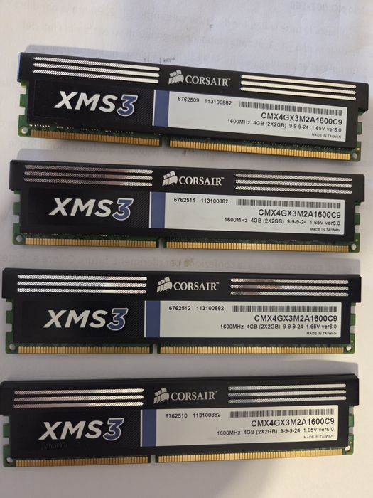 DDR3 4GB (2x2GB) 1600 mhz