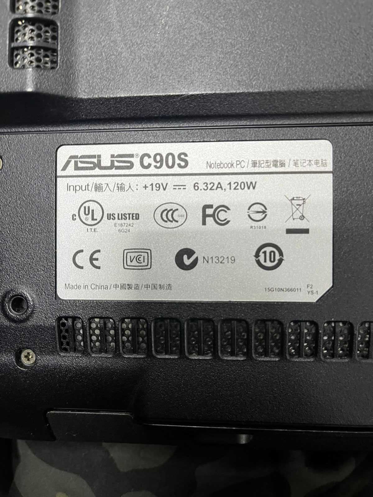 Ноутбук ASUS C90S корпус-плата
