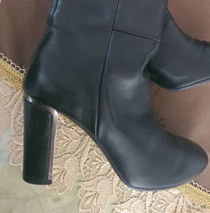 Cizme piele EPICA made în Italia , negre, 38