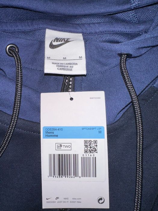 Hanorac Nike original albastru