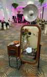 Oglinda foto; baloane explozive/fum; fum greu; vougue box; manechine