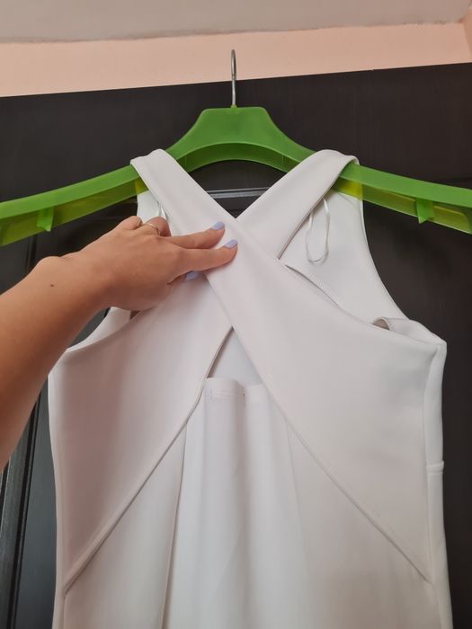 Rochie alba de ptrecere