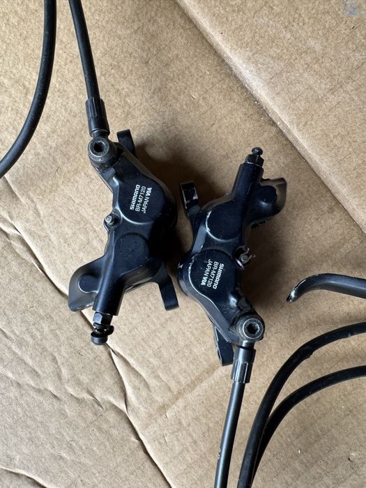 Set frane Shimano SLX 4 pistoane  BR-M7120  bicicleta