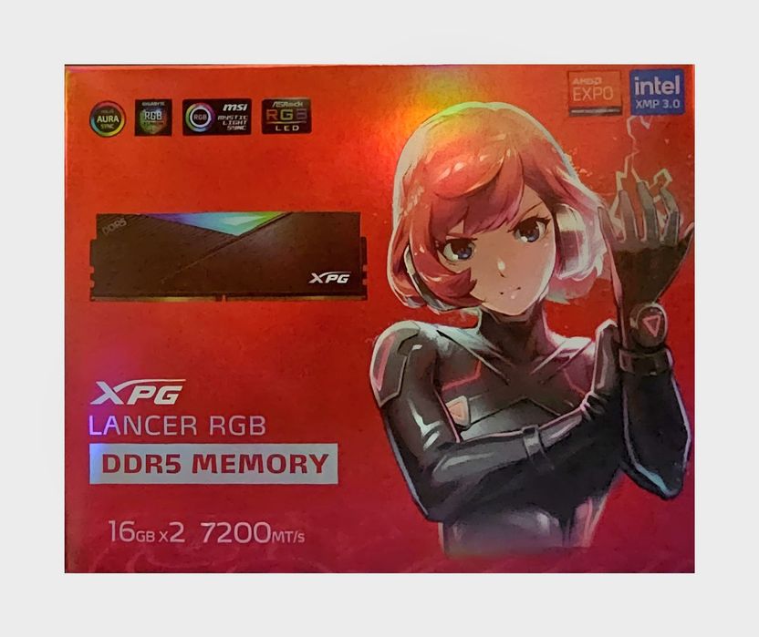 Оперативная память ADАТА XPG Lancer RGB [AX507200C3416G-DCLARBK] 32 ГБ