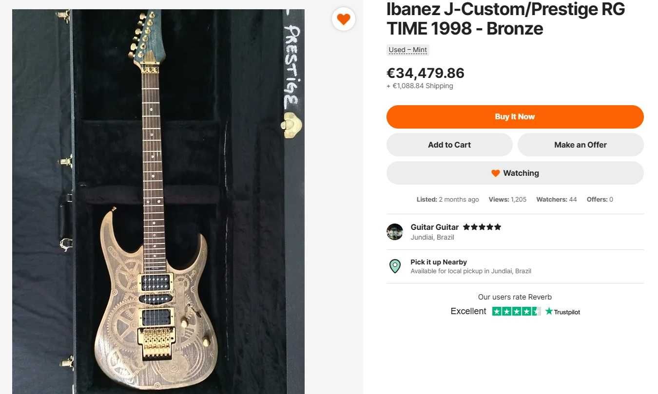 Ibanez J-Custom/Prestige RG1308 Cherry Black / 1997, Japan / - Vintage