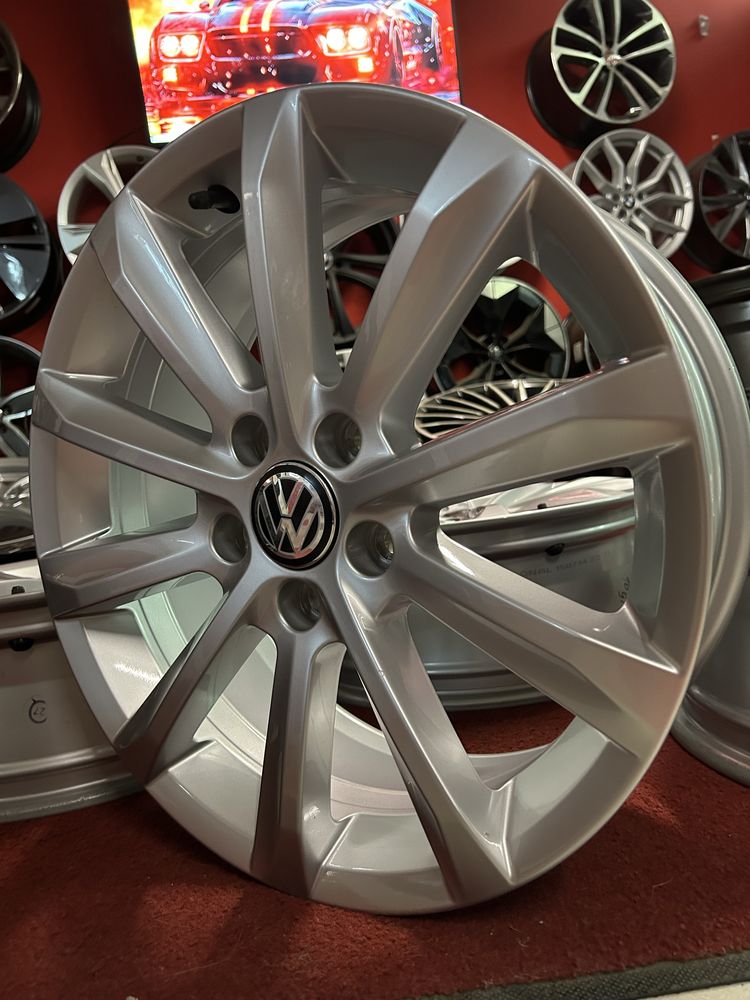 Джанти 17 цола 5х112 VW Passat T-Roc Golf 5 6 7 Caddy Touaran Оригинал