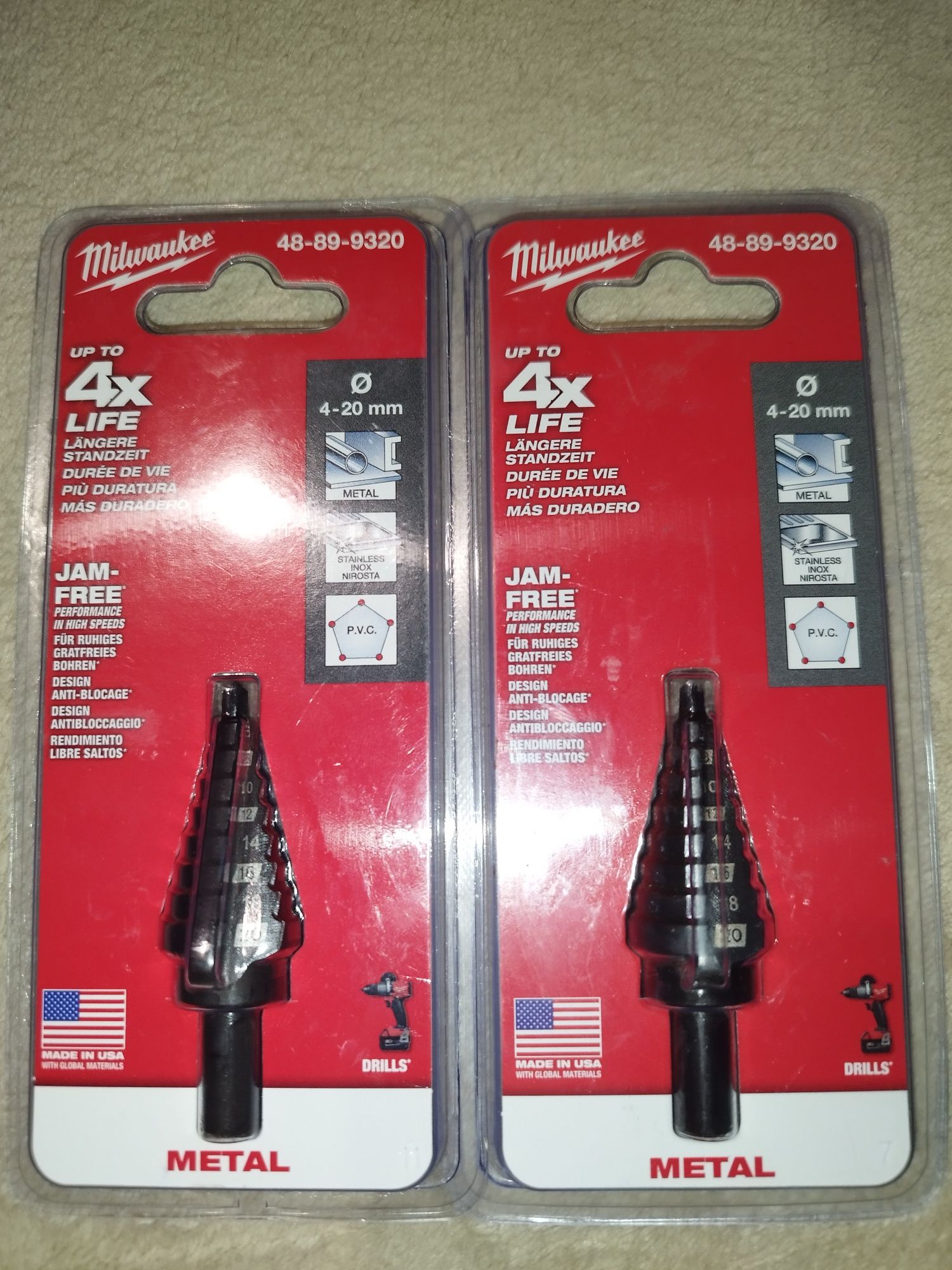 Свредла Milwaukee 48-89-9320 Step Drill Bit 4mm-20mm
