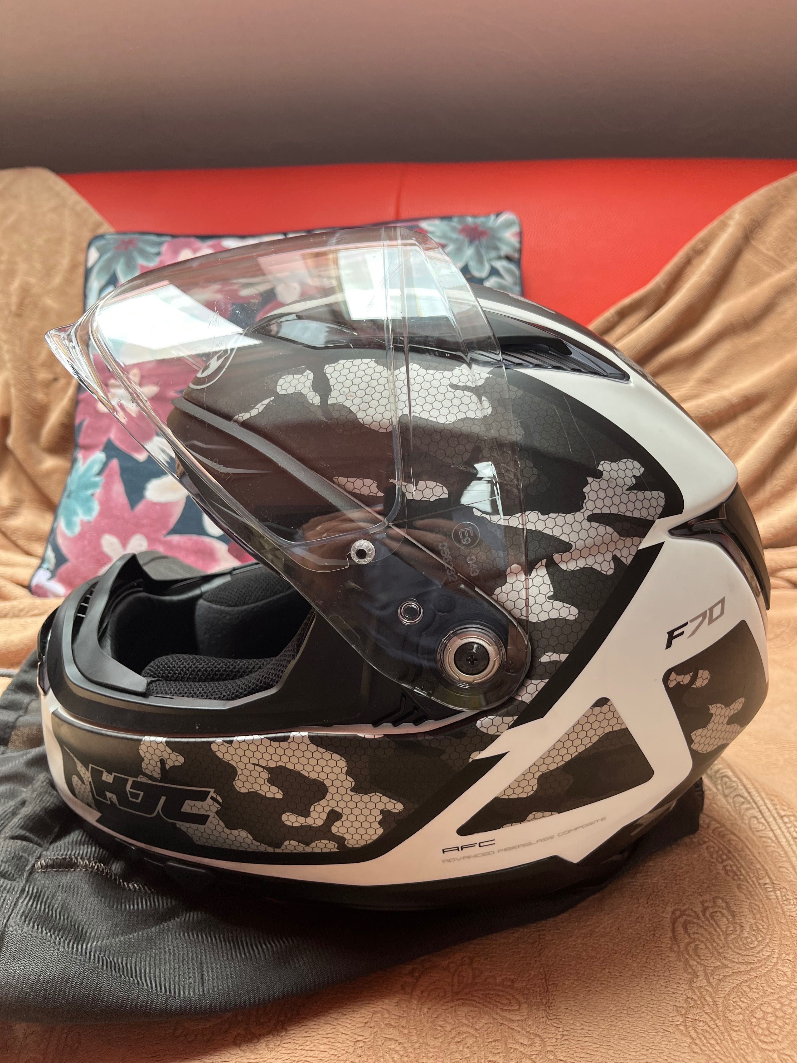 Cască HJC F70 Katra Size M, aproape noua
