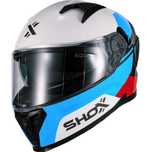 Casca moto NOUA Fullface Shox Rapid Turbo Alb/Albastru/Rosu