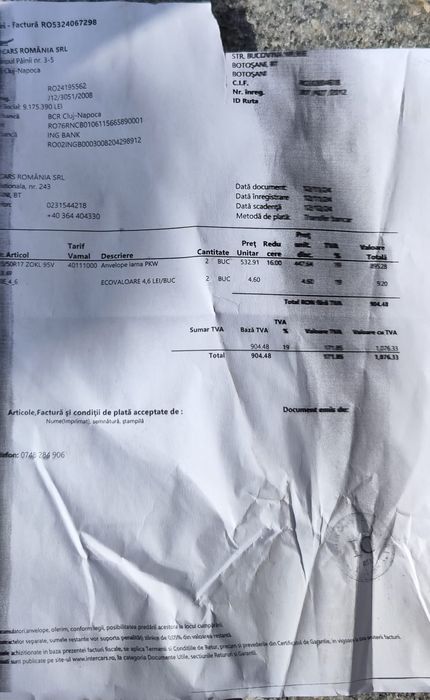 Vând cauciucuri iarna kleber