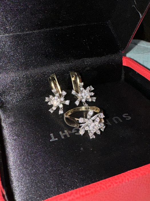 Бриллянтовы набор ,, Брызги  шампанского